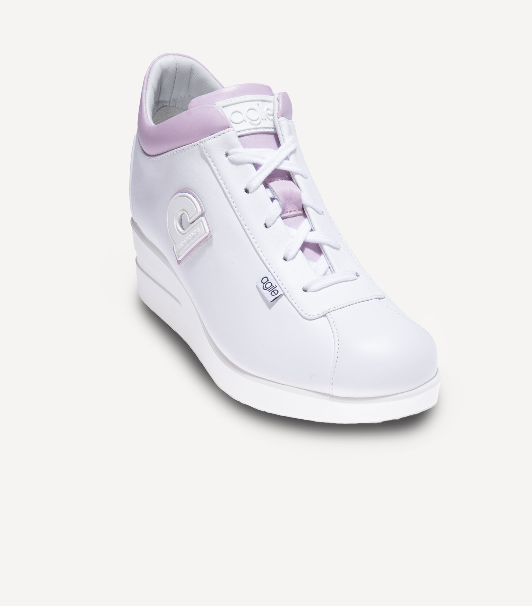 Shop Rucoline Jackie 226 A Bardolino White/pink Leather 37 In White-pink