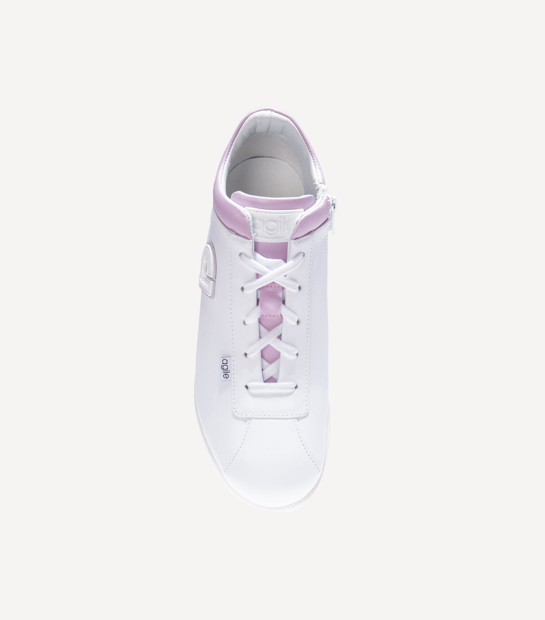 Shop Rucoline Jackie 226 A Bardolino White/pink Leather 37 In White-pink